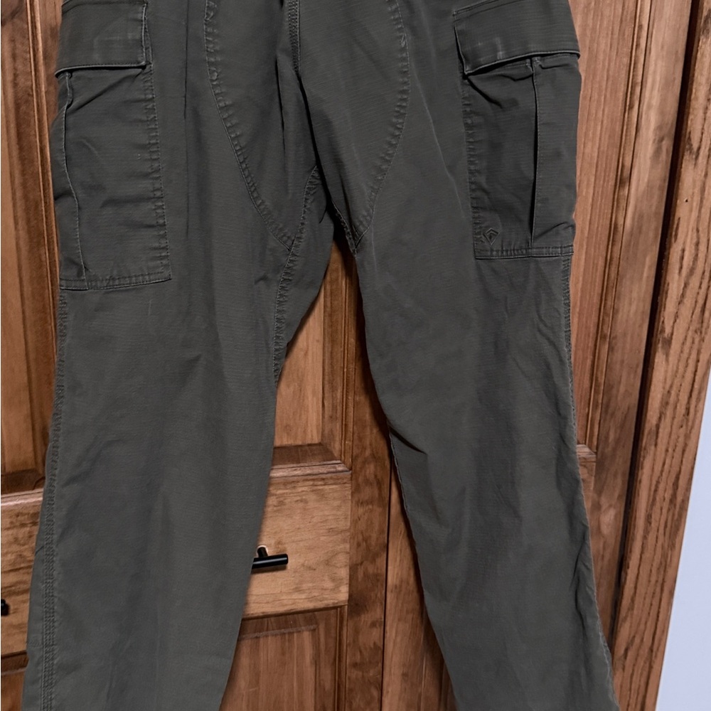 THE FLEXX Men's Dark Green Cargo Pants